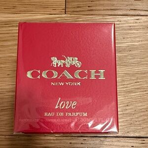 BRAND NEW Coach Love Eau de Parfum - Red & Gold Box